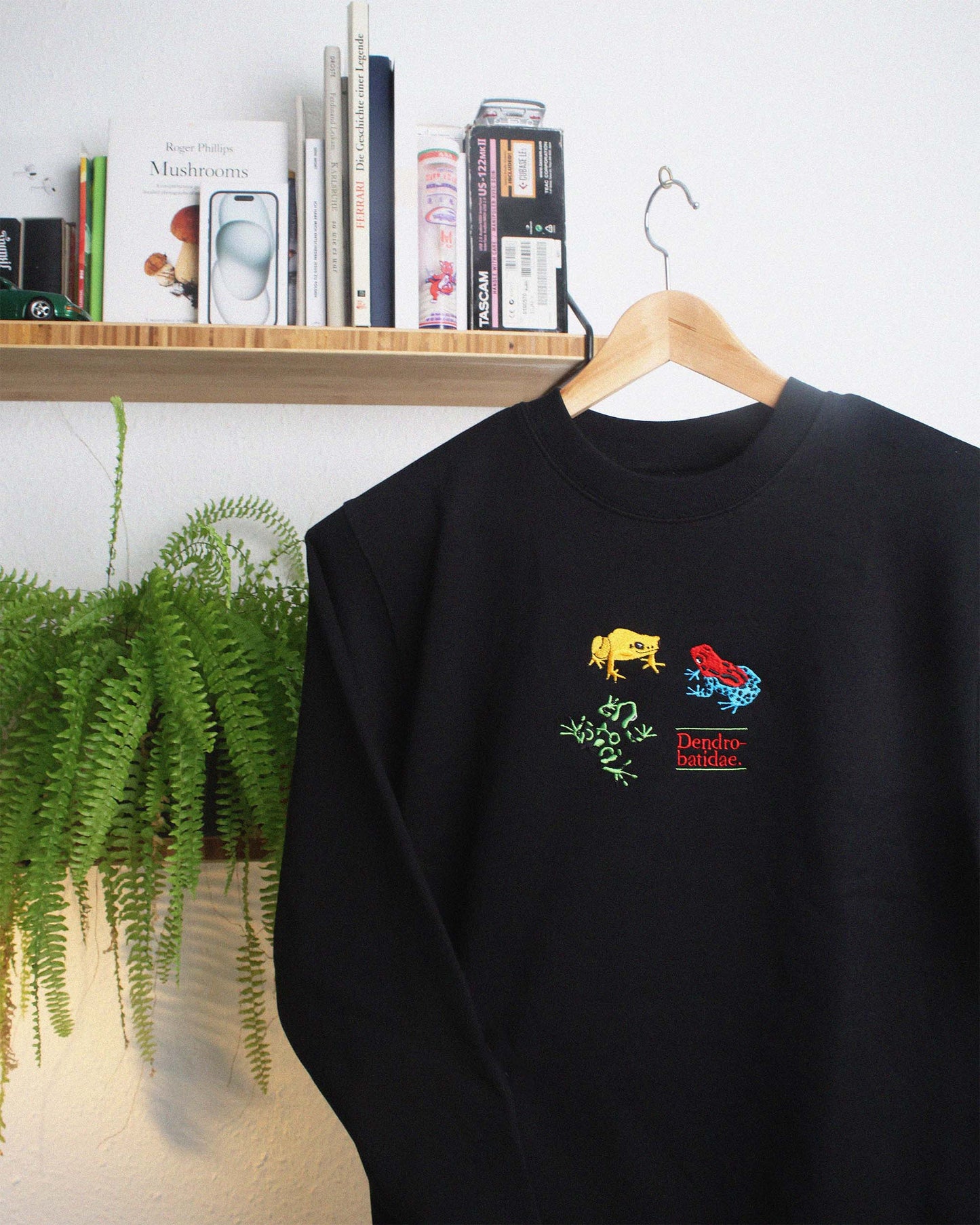 Dendrobatidae Sweatshirt - schwarz - Größe S - SAMPLE