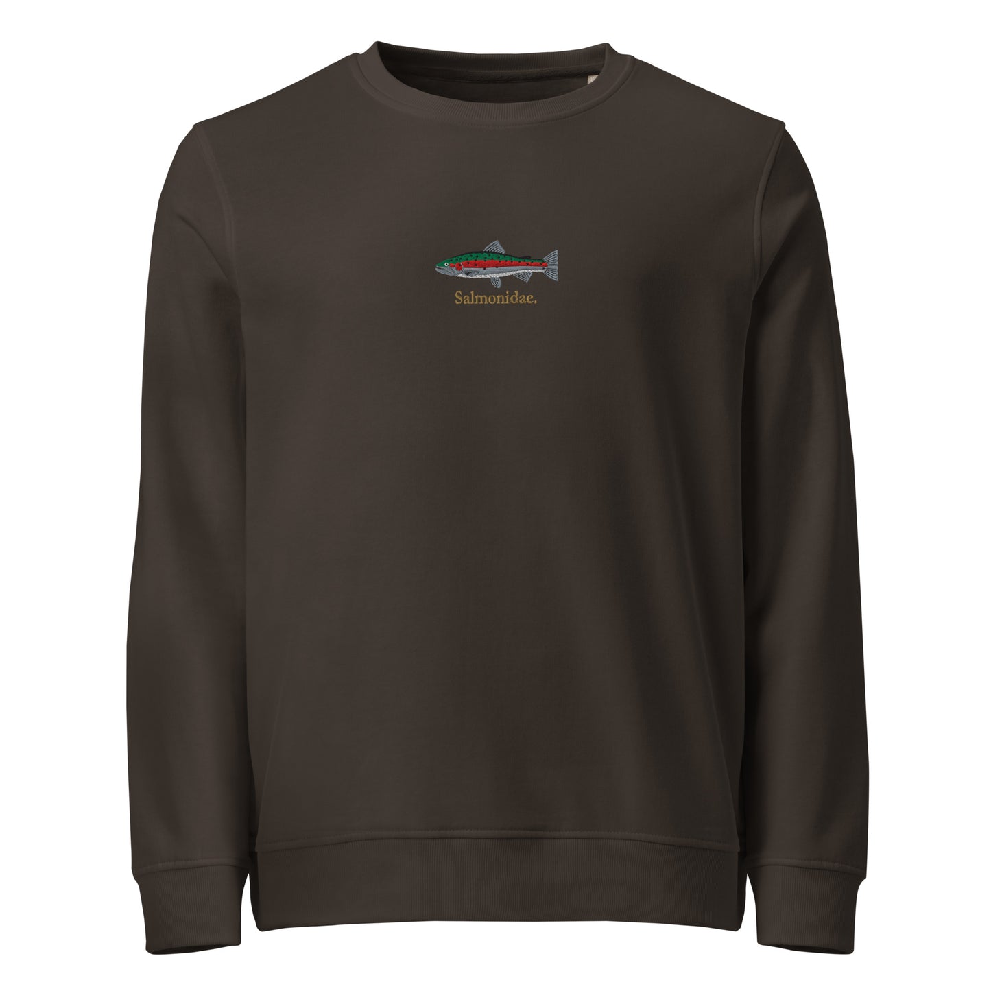 Salmonidae Sweatshirt (alte Variante) - braun - Größe L - SAMPLE